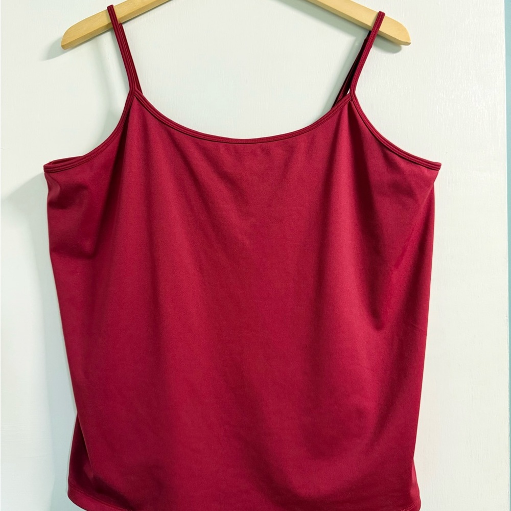 Lane Bryant Plus 18/20 Red Stretch Cami Layering Tank
